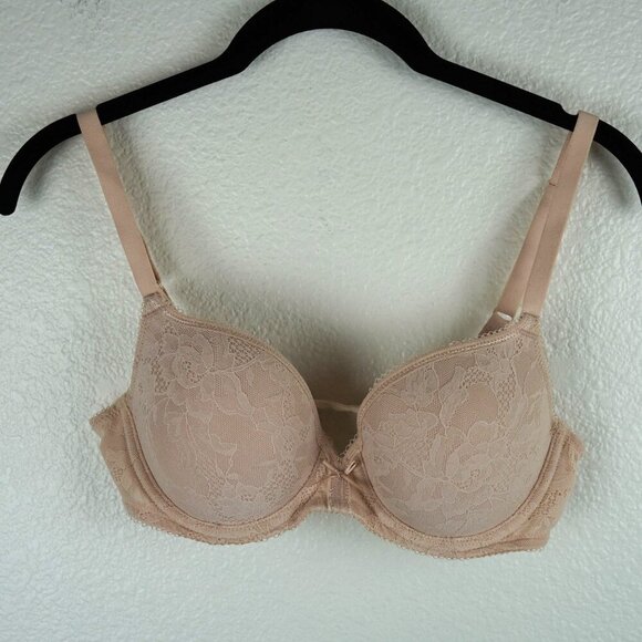 Wacoal Underwire Bra‎ 32C 853201 Lace Fitness T-Shirt bra - Picture 1 of 5